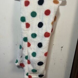 Colorful Polka Dot Fleece Blanket